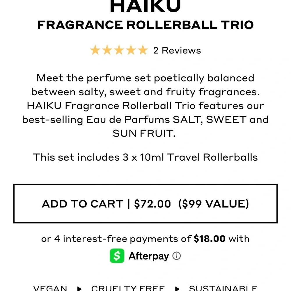 Ellis Brooklyn Haiku Fragrance Perfume Rollerball Trio Set - Picture 4 of 12
